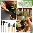 thumbnail image 1 of Mini Garden Tools - Indoor Plant Tools - 3 Piece Garden Tool Set Small Hand Tools for Gardening 6.8 Inch for Planting Flowers Black Size:L, 1 of 6