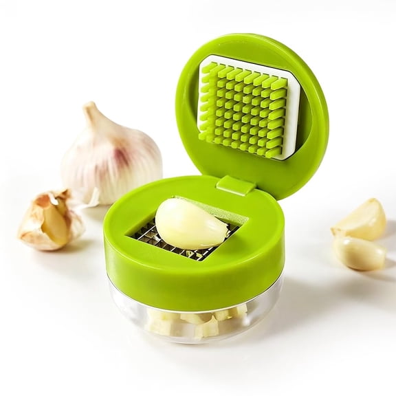 Mini Garlic Chopper , 2026 New Clear Manual Garlic Twister and Mincer Tool, Multi-functional Garlic Chopper Mincer for Kitchen and Home