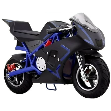 Mini Gas Power Pocket Bike Motorcycle for Kids, 40CC 4-Stroke Ride on Toys, Dual Brake, Max Speed 20 Mph, Max Weight 165 LB, Max Speed 18Mph, Age 8+