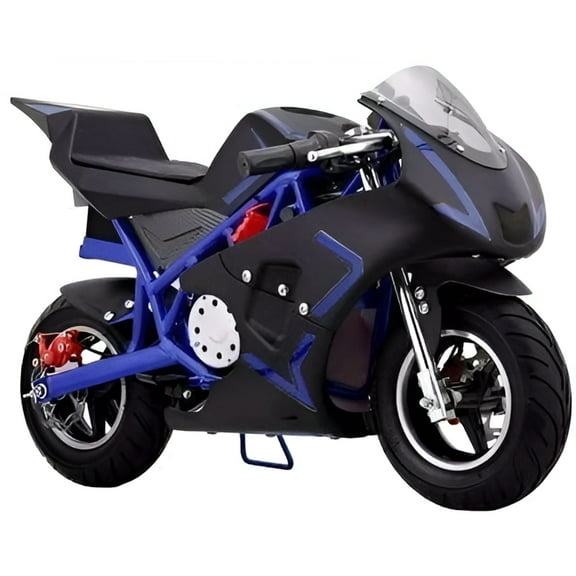 Mini Gas Power Pocket Bike Motorcycle for Kids, 40CC 4-Stroke Ride on Toys, Dual Brake, Max Speed 20 Mph, Max Weight 165 LB, Max Speed 18Mph, Age 8+