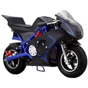 Mini Gas Power Pocket Bike Motorcycle for Kids, 40CC 4-Stroke Ride on Toys, Dual Brake, Max Speed 20 Mph, Max Weight 165 LB, Max Speed 18Mph, Age 8+