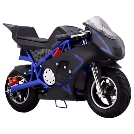 Mini Gas Power Pocket Bike Motorcycle for Kids, 40CC 4-Stroke Ride on Toys, Dual Brake, Max Speed 20 Mph, Max Weight 165 LB, Max Speed 18Mph, Age 8+