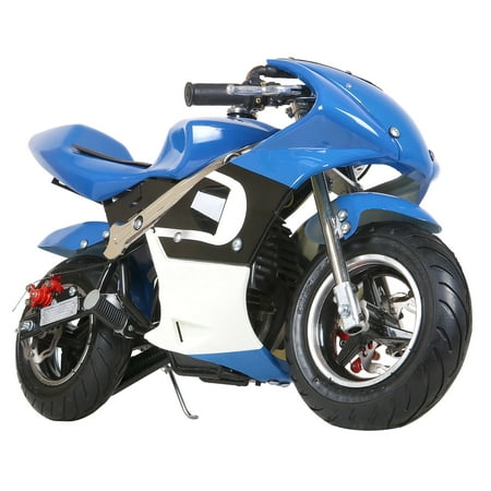 Mini Gas Power Pocket Bike for Kids Motorcycle, 40CC 4-Stroke Ride on Toys, Dual Brake, Max Speed 20 Mph, Max Weight 165 LB, Age 8+
