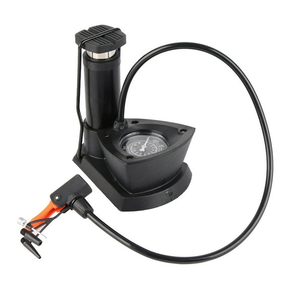 Mini Gauge for On-the-Go Tyre Inflation, Compact & Efficient Portable Bike & Motorcycle Foot Pump