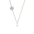thumbnail image 1 of Mini Gelato Script Initial - A - Delicate Infinity Knot Necklace, 1 of 1