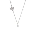 thumbnail image 1 of Mini Gelato Script Initial - & - Delicate Infinity Knot Necklace, 1 of 1