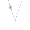thumbnail image 1 of Mini Gelato Script Initial - J - Delicate Infinity Knot Necklace, 1 of 1