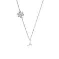 thumbnail image 1 of Mini Gelato Script Initial - M - Delicate Infinity Knot Necklace, 1 of 1
