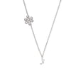thumbnail image 1 of Mini Gelato Script Initial - N - Delicate Infinity Knot Necklace, 1 of 1