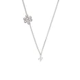 thumbnail image 1 of Mini Gelato Script Initial - V - Delicate Infinity Knot Necklace, 1 of 1
