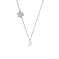 thumbnail image 1 of Mini Gelato Script Initial - Z - Delicate Infinity Knot Necklace, 1 of 1