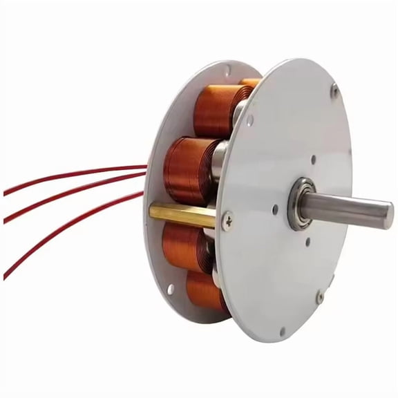 Mini Generator Wind Power Hand Crank Generator Motor 24V Strong Magnetic Low Speed Power Generator Iron Core Generator