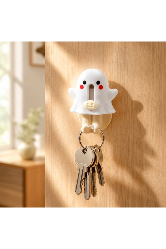 Mini Ghost Box Opener with Cutter and Hook, Portable Unboxing Tool for Cutting Tape & Carrying Packages, Perfect Keychain Accessory for Office, Home, Travel