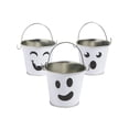 thumbnail image 1 of Mini Ghost Pails - 12 Pieces, 1 of 2