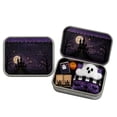 thumbnail image 1 of Mini Ghost Tin Set, Cute Spooky Halloween Figurine with Pumpkin Props, Collectible Desk Decor, Hidden Storage Box, 1 of 5