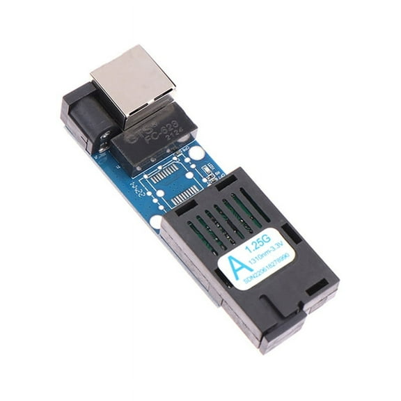 Mini Gigabit Fiber Optical Media Converter 10/100/1000Mbps Single Mode 3Km UPC/ SC-Port Style:A,1 * Fiber Optic Transceiver Modules