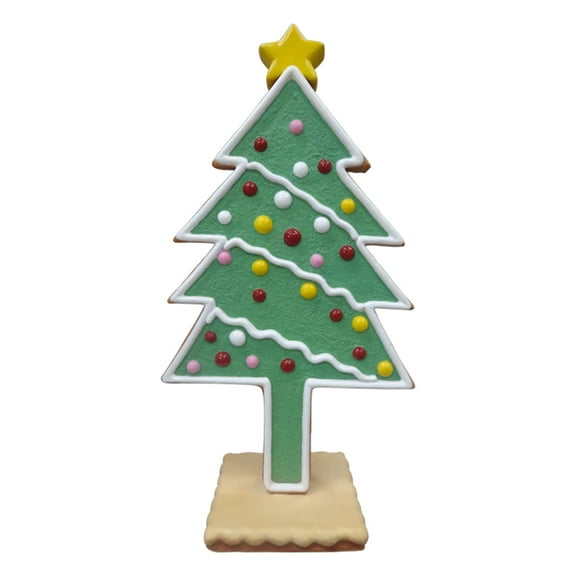 Mini Gingerbread Christmas Tree Cookie Over Sized Statue