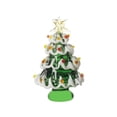 thumbnail image 1 of Mini Glass Christmas Tree Ornament – Small Crystal Holiday Figurine for DIY Crafts, Xmas Party Décor, Tabletop or Miniature Display, 1 of 5