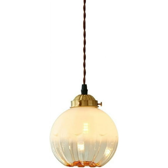 Mini Glass Decorative Pendant Lighting, Small Personalized Modern Pendant Light, Nordic Round Minimalism Pendant Lamp, Simple Farmhouse Pendant Light Fixture for Kitchen Sink Over Table Bedside