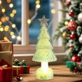 thumbnail image 1 of Mini Glowing Christmas Tree for Desktop, Battery Powered Night Light, Holiday Home Office Decor, Festive Ambiance Tabletop Decoration(Blue,2"×5.9"), 1 of 6
