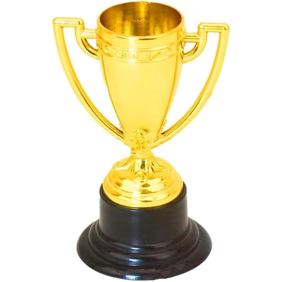 Mini Gold Trophy Cups 1 Pack