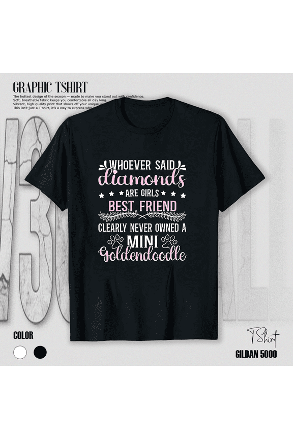 Mini Golden Doodle Small Dog Breed Funny Mom Pet Lover Unisex T-Shirt V12173, up to size 5XL
