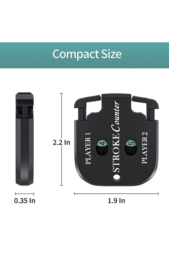 Mini Golf Score Shot Stroke Counter Clicker with Key Chain