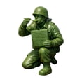 thumbnail image 1 of Mini Green Military Soldier Model Figurine - Decorative Miniature Army Soldier For Desktop, Bookshelf, Diorama Setup, Model Building And Collectible Display - Home Office Decor,, 1 of 5