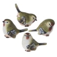 thumbnail image 1 of Mini Green Song Bird Figurines Set of 4, 2 Inches, 1 of 6