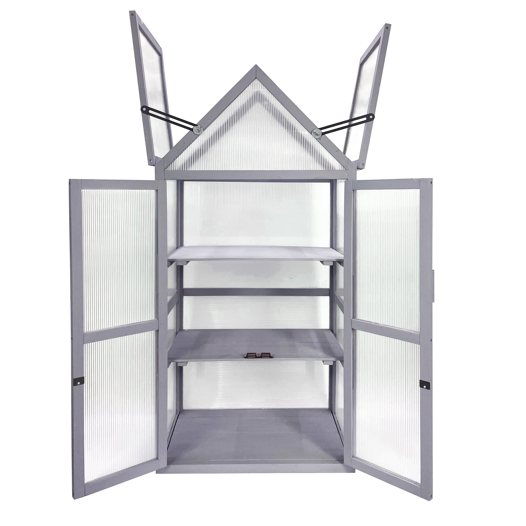 Photo inspiration: Visual Reference: Mini Greenhouse Kit Outdoor Small Green House Wood Plant Stand