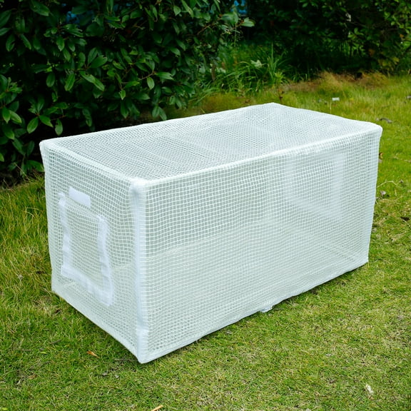 Mini Greenhouse with Roll Up Zipper Door Mesh Small Greenhouse Detachable Plant Greenhouse Waterproof Mini Indoor Greenhouse for Indoor Outdoor Plants 78x40x40cm