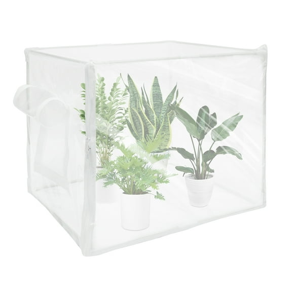 Mini Greenhouse Sturdy Plant Greenhouse Tent with Transparent PVC Cover Portable Small Greenhouse Multipurpose Mini Plant Tent for Indoor and Outdoor Use