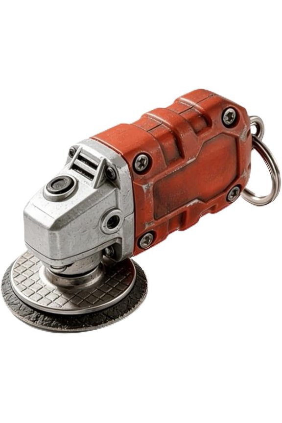 Mini Grinder Keychain, 2-in-1 Mini Grinder Keychain, Realistic Grinding Tool Keychain Pendant Keyring For Tool Lovers, Tools Enthusiast Collectible Gift For Hardware Enthusiast Gift