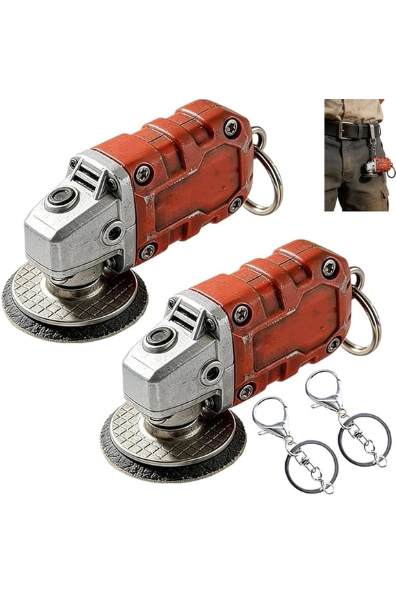 Mini Grinder Keychain, 2026 New Model 2-in-1 Mini Grinder Keychain, Portable Polishing Tool, Tools Enthusiast Collectible2Pcs