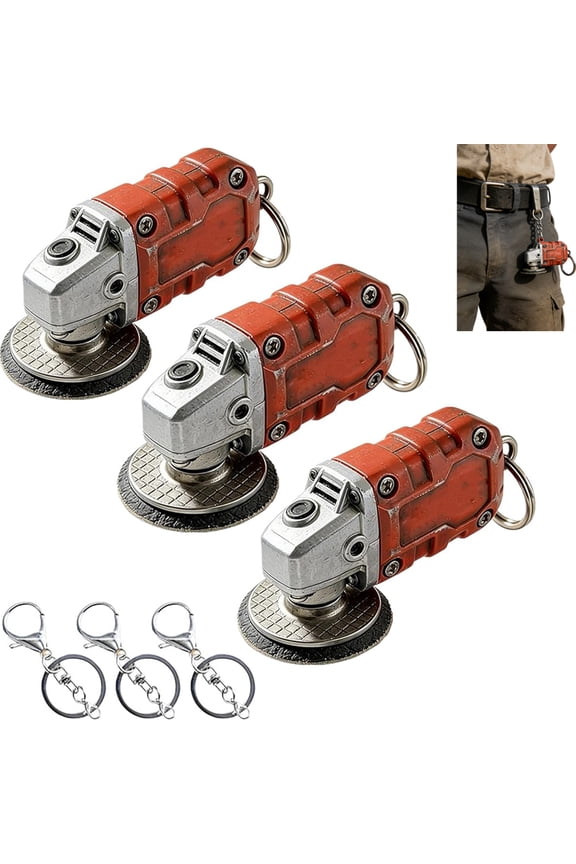Mini Grinder Keychain, 2026 New Model 2-in-1 Mini Grinder Keychain, Portable Polishing Tool, Tools Enthusiast Collectible3Pcs