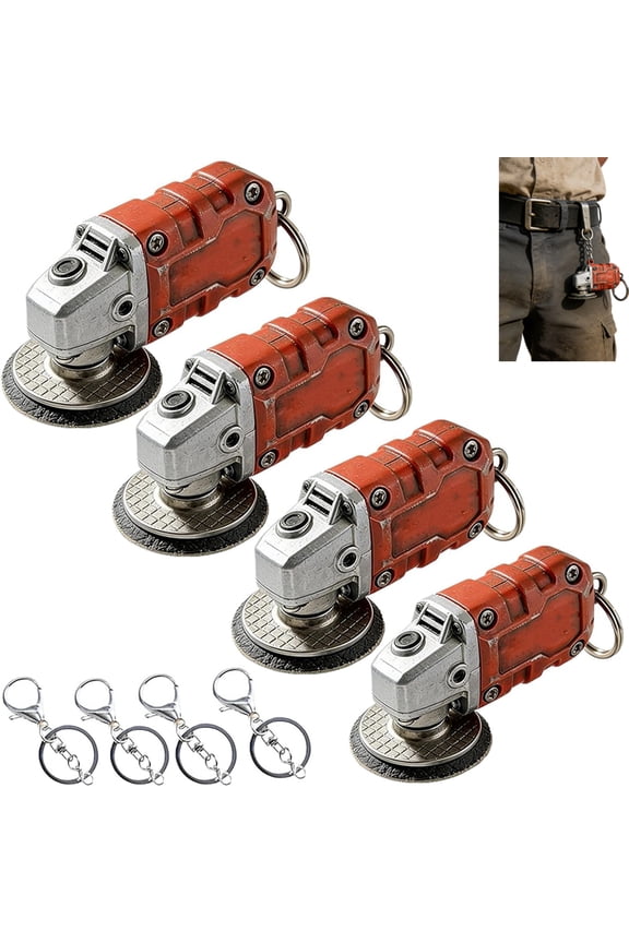 Mini Grinder Keychain, 2026 New Model 2-in-1 Mini Grinder Keychain, Portable Polishing Tool, Tools Enthusiast Collectible4Pcs