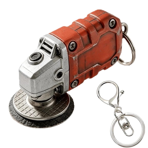 Mini Grinder Keychain, Mini Angle Grinders Keychain, Grinding Tool Backpack Accessories, Tool Enthusiast Collectible, Birthday Gift for Dad (2Pcs)