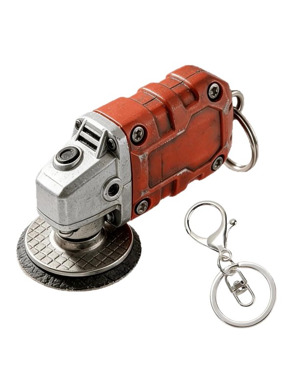 Mini Grinder Keychain, Mini Angle Grinders Keychain, Grinding Tool Backpack Accessories, Tool Enthusiast