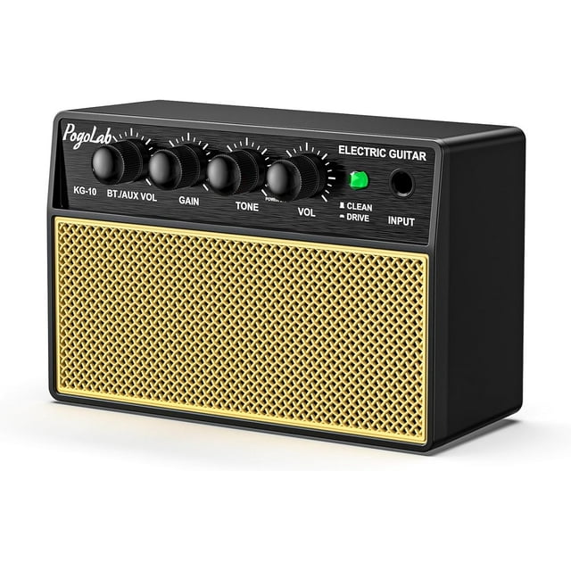 Mini Guitar Amp 10W, Rechargeable Guitar Amp for Electric Guitar