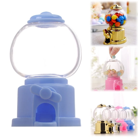 Mini Gumball Machine Maker,Rotating Candy Dispenser,Candy Machine Dispenser For Wedding Bridal Shower, Birthday Candy Jars Decorations,Valentine Candy Gifts,Wedding Day Essentials