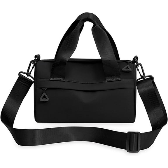 Mini Gym Bag, Small Sling Bag for Women, Adjustable Womens Gym Bag, Tote Bag for Women, Small Duffle Bag for Women (Black)