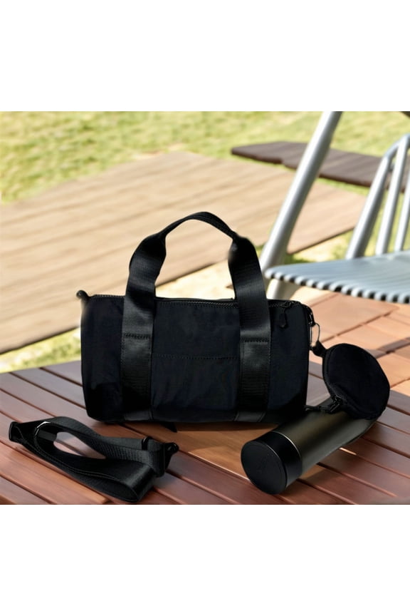 Mini Gym Bag for Women Cute Small Duffle Bag with Pendant bag Workout Sport Bags Dance,Fitness,Yoga