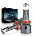 thumbnail image 1 of Mini H11 Bi-LED Projector Lens Hi-Lo Beam Bulbs LED Headlight Retrofit 6500K Kit, 1 of 10