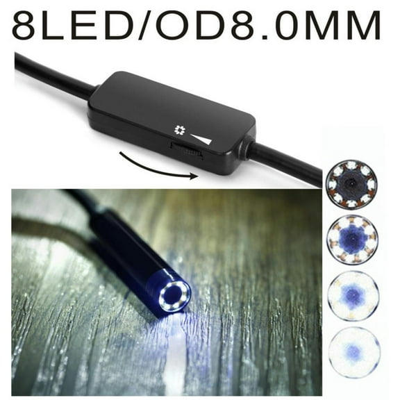 Mini HD Camera 1200P Endoscope Chargable 3.5M Cable 3 In 1 8mm Inspection Camera Waterproof For Android / IOS 4.2 /