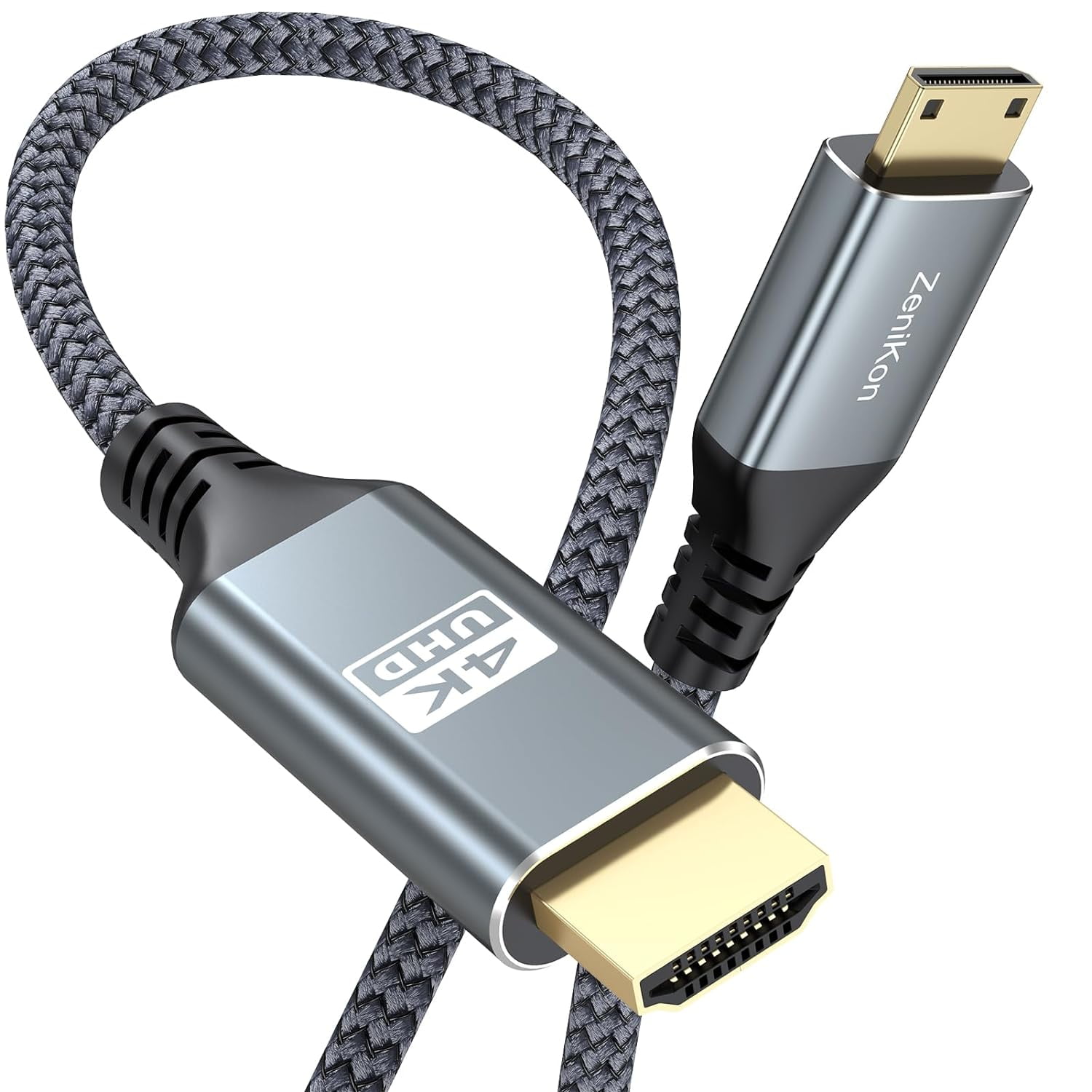 Mini HDMI to HDMI Cable 6FT, High Speed HDMI to Mini HDMI Cable for