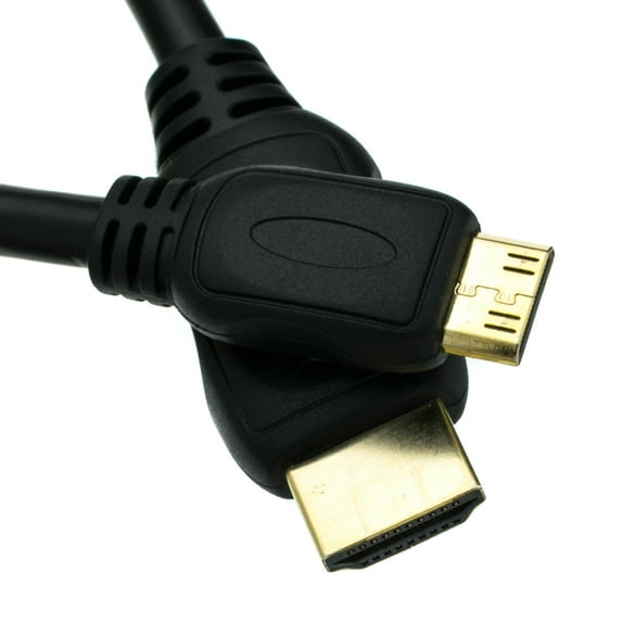 Mini HDMI Cable, High Speed with Ethernet, HDMI Male to Mini HDMI Male (Type C), 3 foot