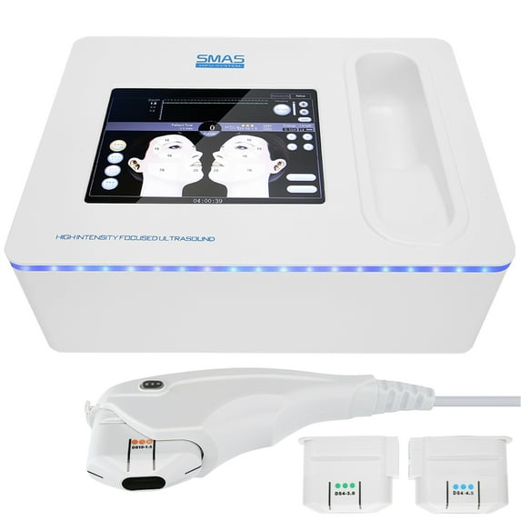 Mini HIFU Face Lifting Anti-aging Machine with 3 Cartridges for Skin Tightening High-Strength