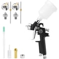 thumbnail image 1 of Mini HVLP Air   Kit, with 0.8mm & 1.0mm Nozzles&125cc Cup, Small Automotive  Sprayer,   Touch Up Detail Spot Repair, for House Painting, Furniture,, 1 of 7
