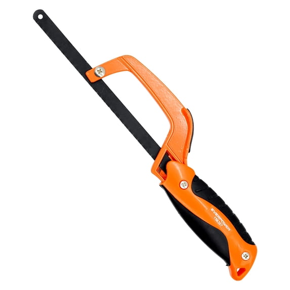 Mini Hacksaw for Metal – Compact Hand Saw with Bimetal Blade for Precise Metal Cutting – Ergonomic Design for Easy Use – Ideal for Aluminum and PVC Projects