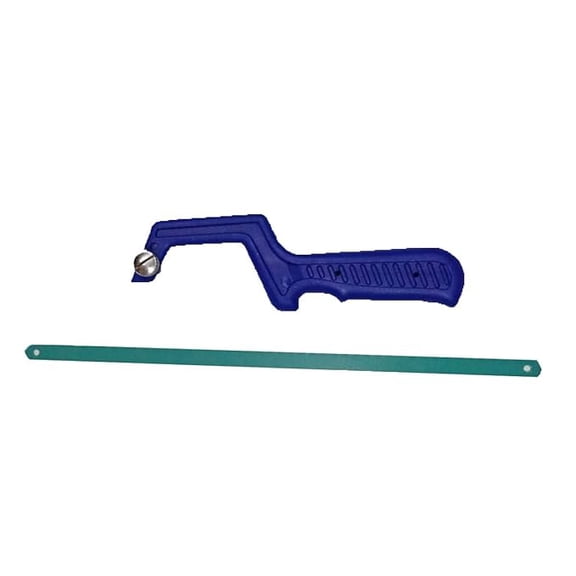 Mini Hacksaw for Tight Spaces  Compact Hand Saw with Comfort Grip for Cutting Metal, PVC, Wood & Aluminum